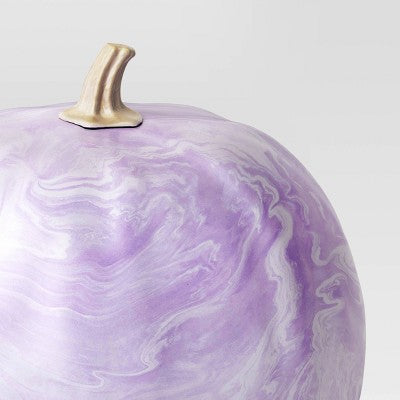 Painted Pumpkin Marble Finish Lavender - Hyde and EEK! Boutique