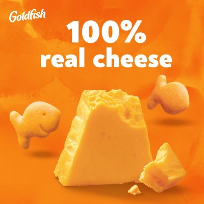 Goldfish Cheddar Cheese Crackers Bag - 6.6oz: No Artificial Preservatives, No High Fructose Corn Syrup, Oven Baked