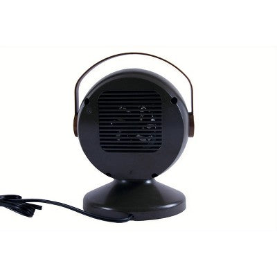 Cascade Portable Heater with Handle Black