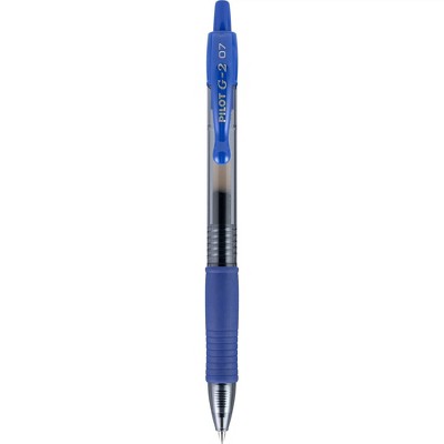 Pilot 5pk G2 Gel Pens Fine Point 0.7mm Blue Ink