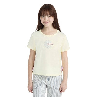 Levi's Girls' Short Sleeve Daisy Side-Tie T-Shirt -  XL