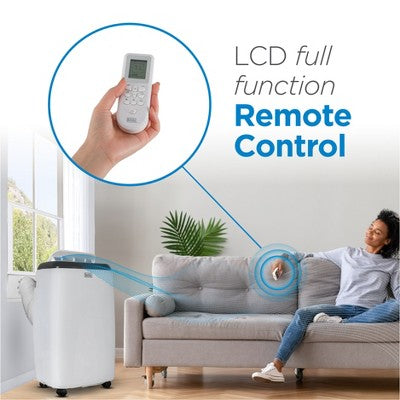 BLACK+DECKER 5,000 BTU (SACC/CEC) Portable Air Conditioner with Remote Control, BPP05WTB, White (LOCAL PICKUP ONLY)