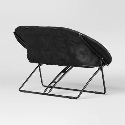 Double Dish Dorm Chair Black - Room Essentials (LOCAL PICKUP ONLY)