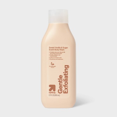 Exfoliating Body Wash - Sweet Vanilla & Sugar - 22oz - up&up
