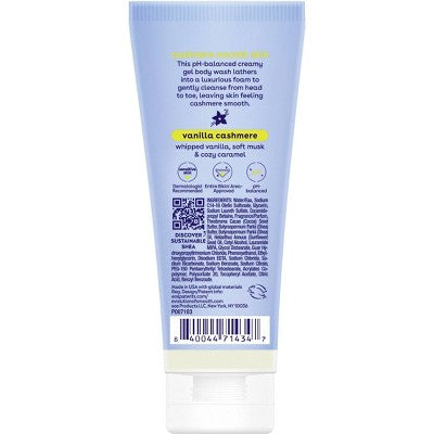 eos Mini Body Wash - Travel Size - Vanilla Cashmere - 2.5 fl oz: Basic Cleansing, Whole Body, Bottle, Liquid