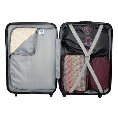 Skyline 2pc Hardside Spinner Luggage Set - Black (LOCAL PICKUP ONLY)