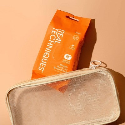Real Techniques Miracle Quick Dry Brush Wipes - 20ct