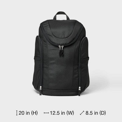 20" Sports Ball Bag Backpack - All In Motion Black