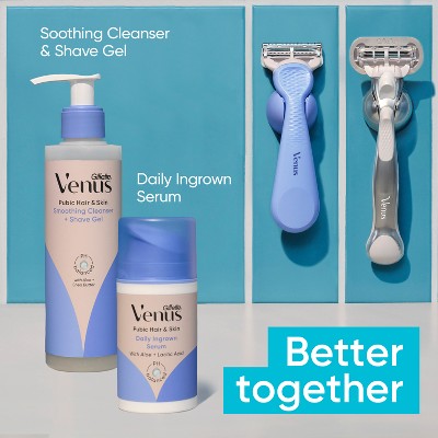Venus for Pubic Hair and Skin Daily Ingrown Hair Prevention and Itch Reducing Serum - 75ml