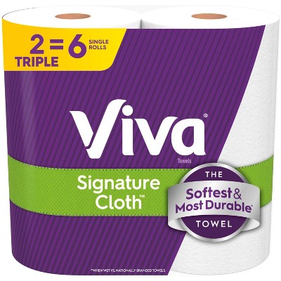 Viva Signature Cloth Choose-A-Sheet Paper Towels - 2 Triple Rolls