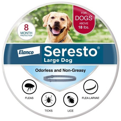 Seresto Flea & Tick Dog Insect Prevention Collar - L