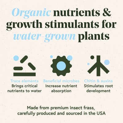 WE THE WILD Hydro Pellet Organic Plant Food For Propagation & Watergrown Houseplants
