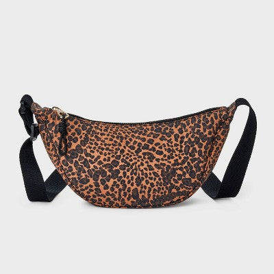 Essential Crescent Sling Crossbody Bag - Universal Thread Leopard
