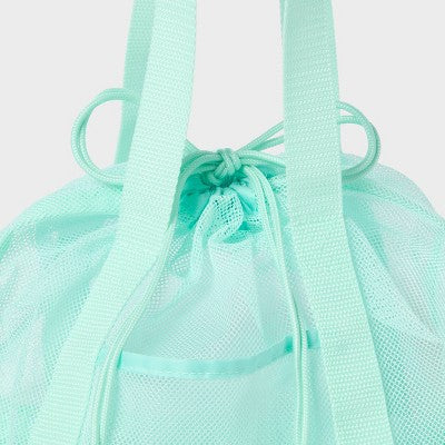 Mesh Drawstring Bag Blue - Sun Squad