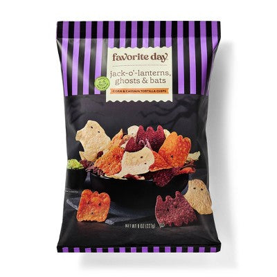 Halloween Fright Bites Tortilla Chips - 8oz - Favorite Day