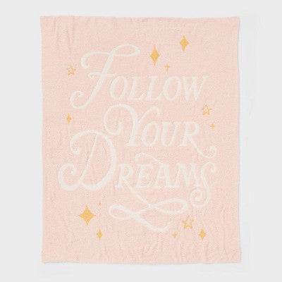 Princess 'Follow Your Dreams' Kids' Throw Blanket - The Disney Collection by Pillowfort
