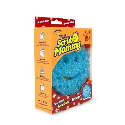 Scrub Daddy Special Edition Scrub Mommy Dual-Sided Scrubber + Sponge - Snowflake