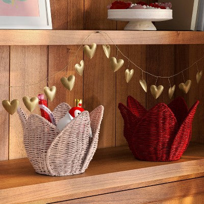 Tulip Basket Light Pink - Threshold