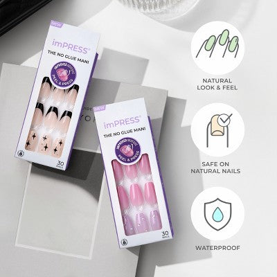KISS Products imPRESS Fake Nails - Shining - 33ct