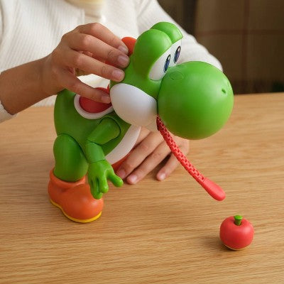 Nintendo Super Mario Yum Yum Yoshi 9.5" Feature Figure Grab the fruit again and again