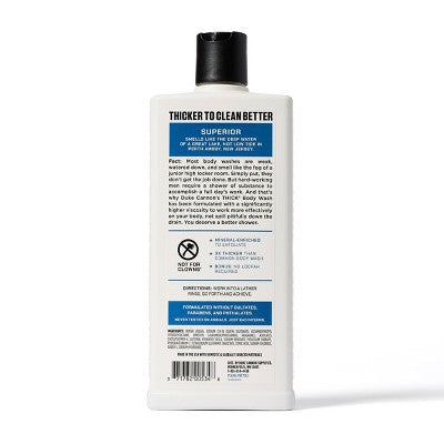 Duke Cannon Supply Co. THICK Men's Body Wash - Superior - 18 fl oz: Exfoliating, Citrus Scent, Whole Body Use
