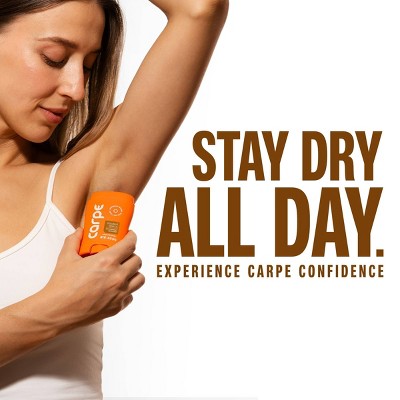 Carpe Women's 100H Sweat & Odor Control Antiperspirant Deodorant - Coconut Vanilla - 1.76oz