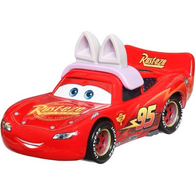 Disney Pixar Cars Easter Bunny Lightning McQueen Diecast Vehicle - 1:55 Scale
