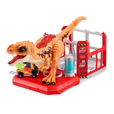 Robo Alive Dino Escape: Dinosaur Figure Playset with 6 Pieces, Educational Focus on Animals