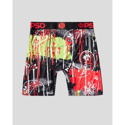 PSD Men's Paisley Print Briefs - Neon M