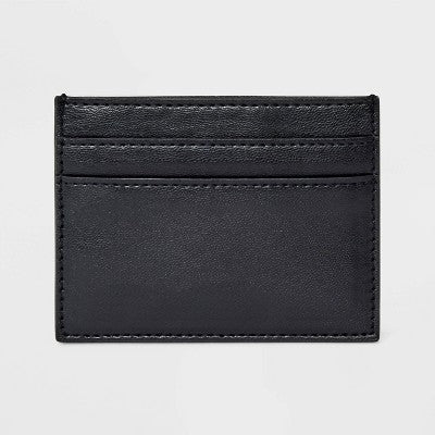 Basic Card Case Wallet - A New Day Jet Black