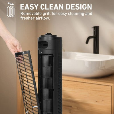 Holmes 29" Manual Tower Oscillating Fan with Clean Breeze (LOCAL PICKUP ONLY)