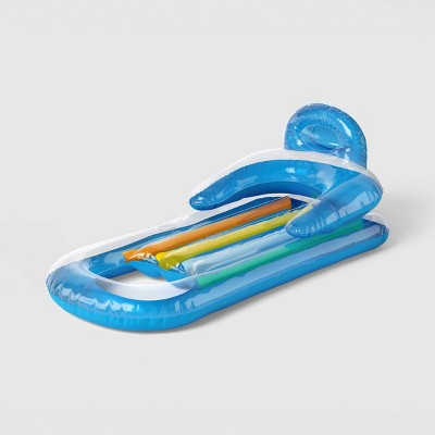 Relaxing Lounge SMS Water Floats and Inflatables - Sun Squad Blue