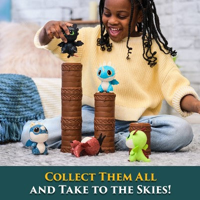 DreamWorks Dragons How to Train Your Dragon, Mini Surprise Dragons Plush Toys, 3" Mystery Dragon Plushies (Unbox 1 of 5 Styles)