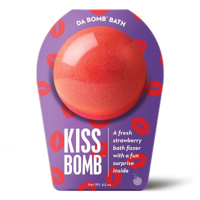 Da Bomb Bath Fizzers Bath Bomb - Kiss - 6.5oz