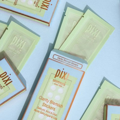 Pixi Clarity Blemish Stickers: Salicylic Acid Facial Treatment for Normal and Acne-Prone Skin, 24 Patches