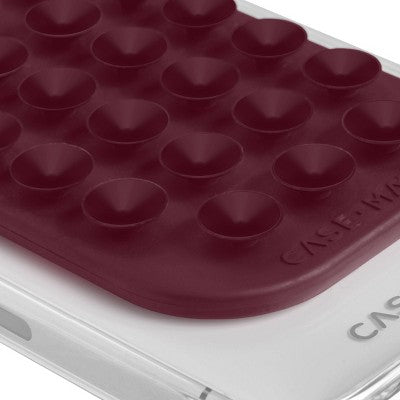Case-Mate Adhesive Suction Mount - Burgundy