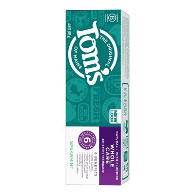 Tom's of Maine Wintermint Whole Care Anticavity Toothpaste -4OZ SINGLE