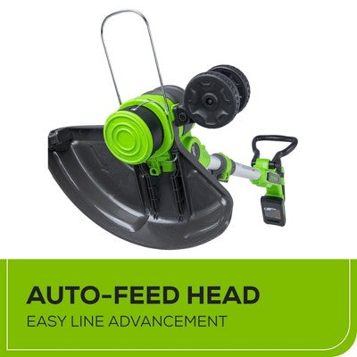 Greenworks POWERALL 24V Cordless 12" String Trimmer with 2.0Ah Battery and Charger (LOCAL PICKUP ONLY)