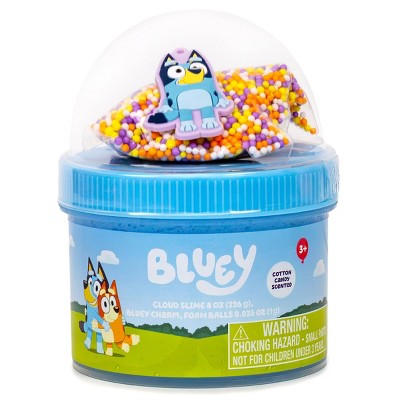 Bluey Slimygloop Scented Slime Dome Jar - Blue: Sensory Development Toy, 8 oz, For Kids