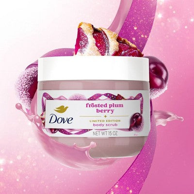 Dove Beauty Limited Edition Holiday Treat Body Scrub - Frosted Plum Berry - 15oz