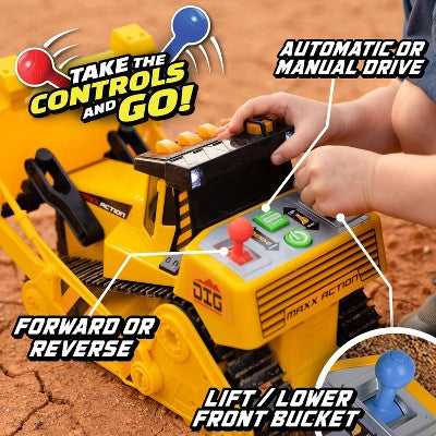 Maxx Action Bull Dozer Toy Vehicle