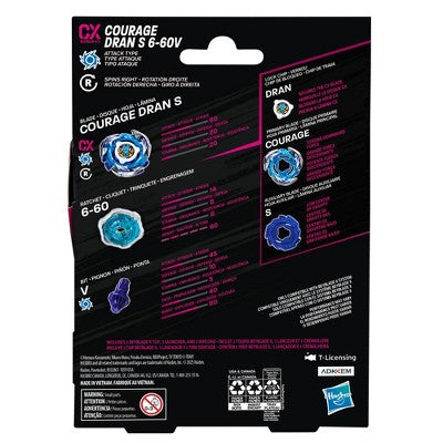 Beyblade X Courage Dran S 6-60V CX Starter Pack Set