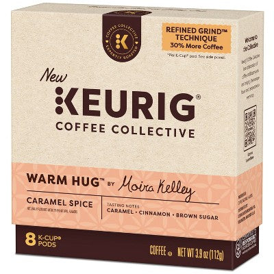 Keurig Coffee Collective Warm Hug Caramel Spice Medium Roast K-Cup Coffee Pods - 8ct