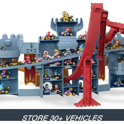 Hot Wheels Mario Kart Bowser's Castle Track Set with 1:64 Scale (LOCAL PICKUP ONLY)