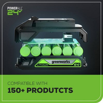 Greenworks 12" Brushless Snow Shovel with Light Kit: 24V Lithium Ion, Adjustable Handle, 3-Year Warranty (LOCAL PICKUP ONLY)