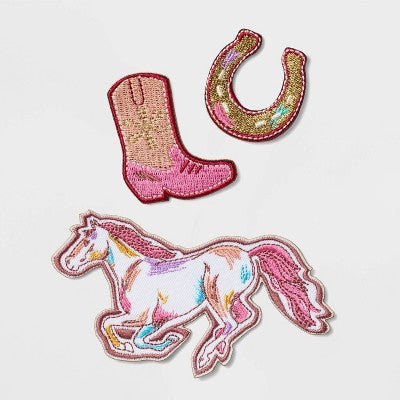 Kids' 3pc Patch Set Horses - Cat & Jack?