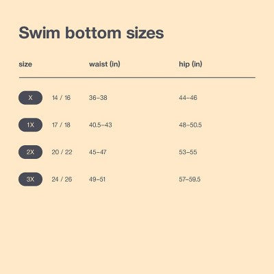 Women's Shaping High Waist Cheeky Coverage Bikini Bottom S