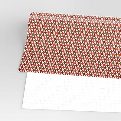 30" 90 sq ft Christmas Roll Wrap Geo Star Print - Wondershop (LOCAL PICKUP ONLY)