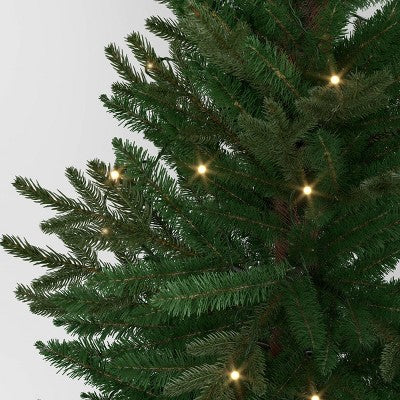 2pc 3' Pre-Lit Potted Balsam Fir Artificial Christmas Trees Warm LED White Lights - Wondershop (LOCAL PICKUP ONLY)