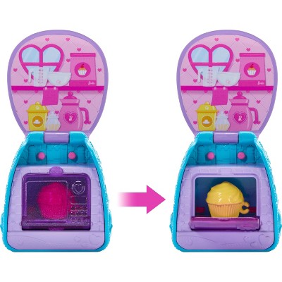 Barbie Family and Friends Chelsea Cupcake Baking Backpack 6" Doll + Accessories